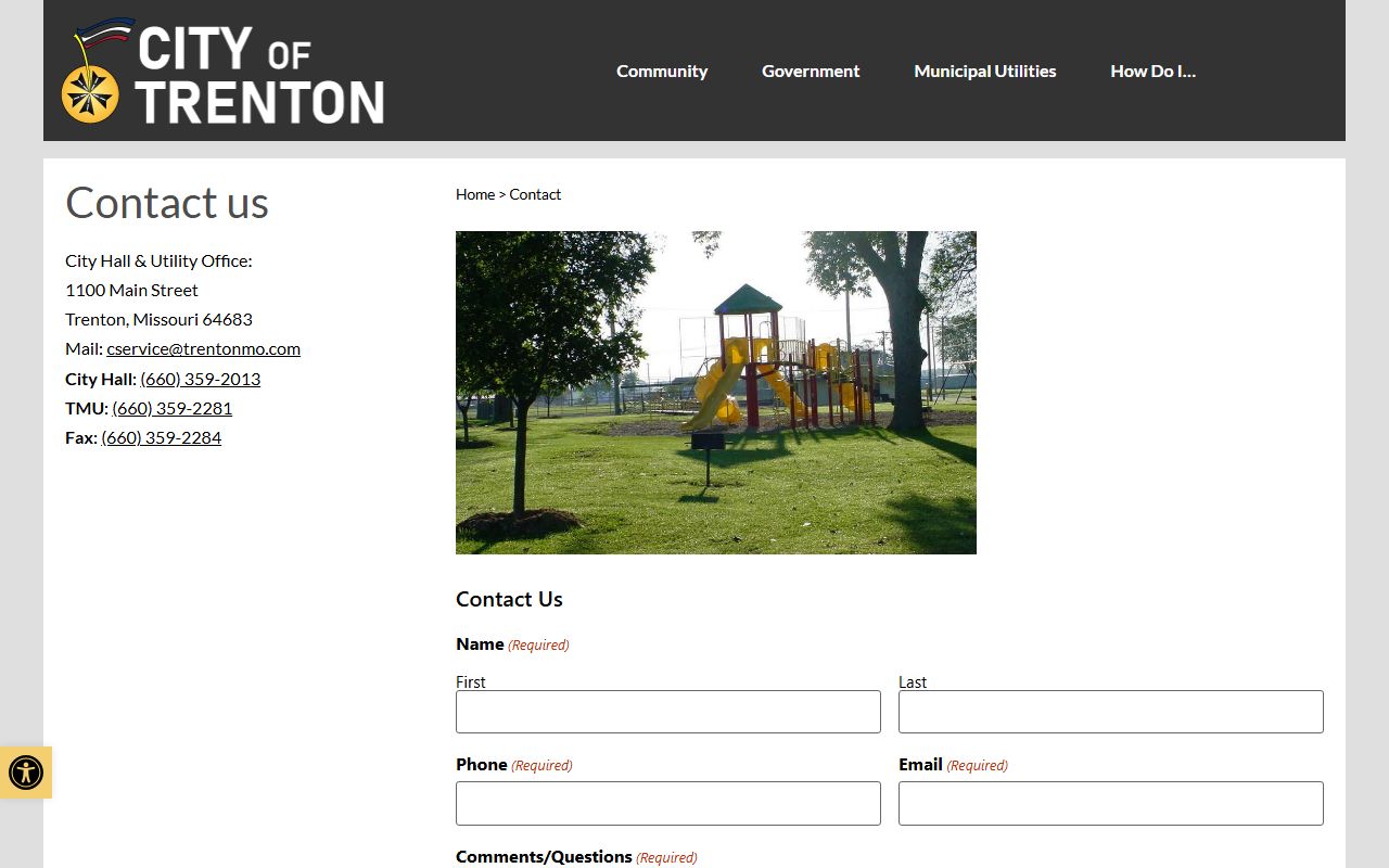Grundy County Circuit Clerk records Trenton contact form