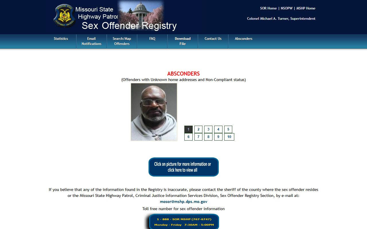 Grundy County arrest records court charges MSHP registry home