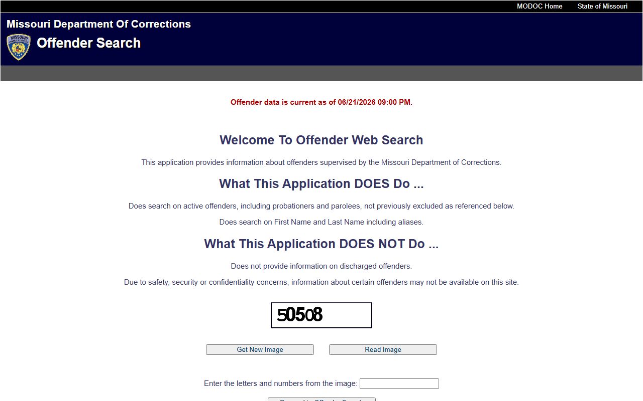 Grundy County inmate records Missouri DOC offender search