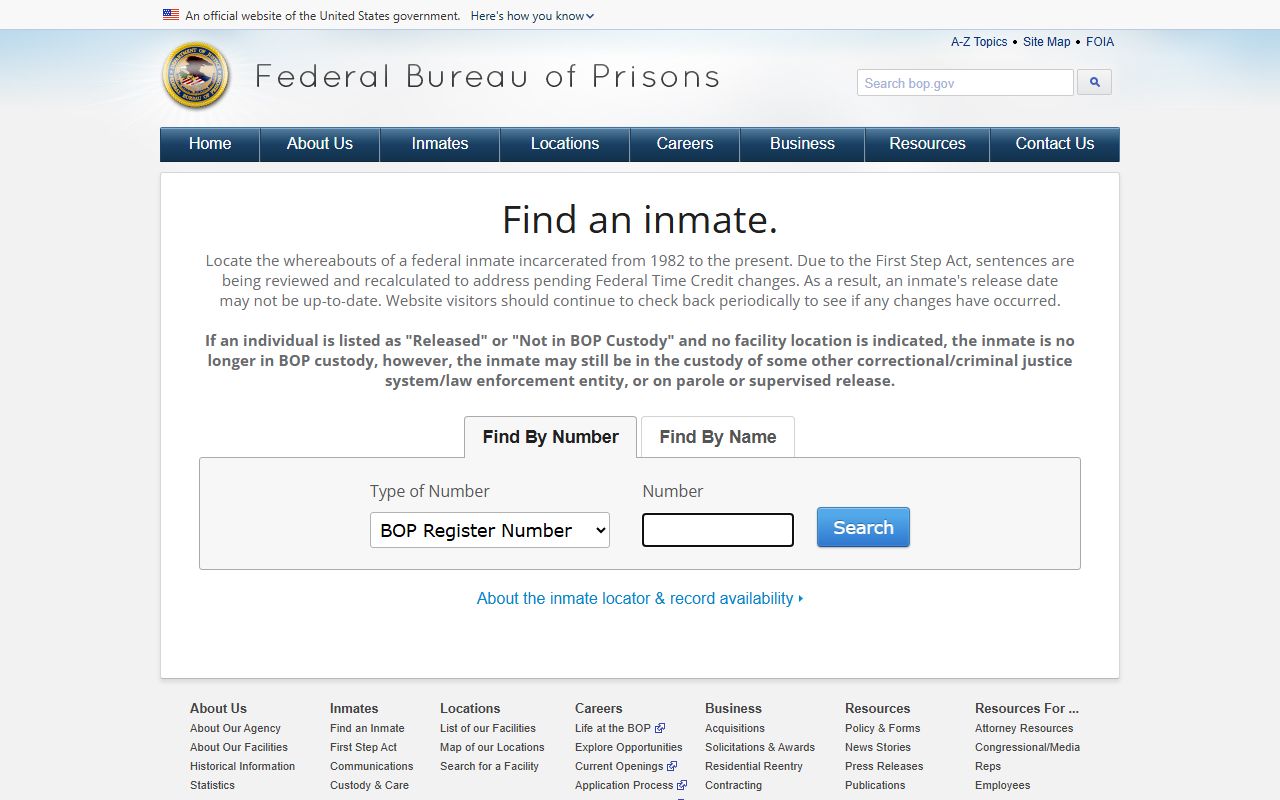 Grundy County inmate records Federal Bureau of Prisons inmate locator